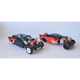 2in1 V6 Pullback Drag Car - 42106C model