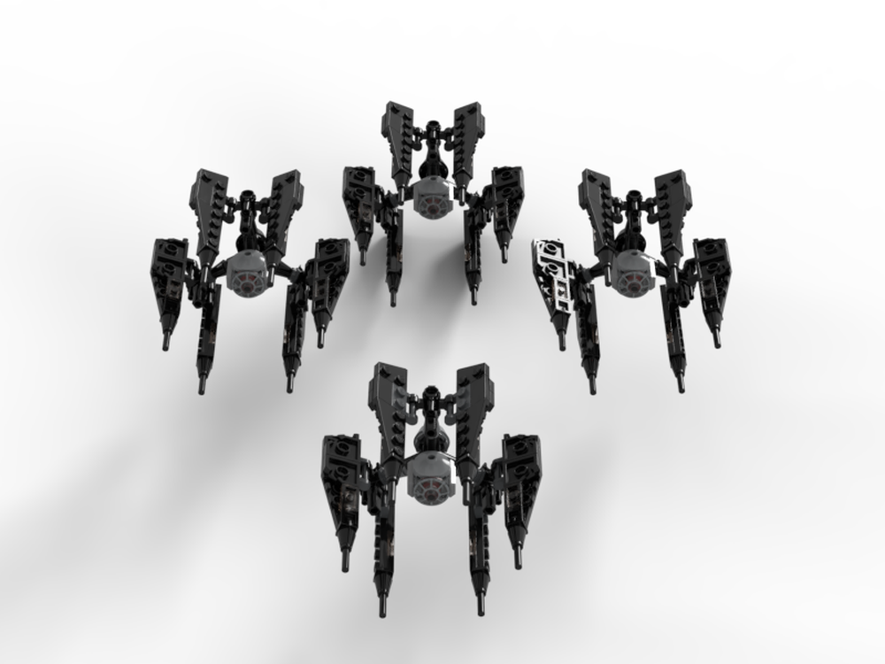 Lego Mini Size Twin ion engine starfighter "Defender"