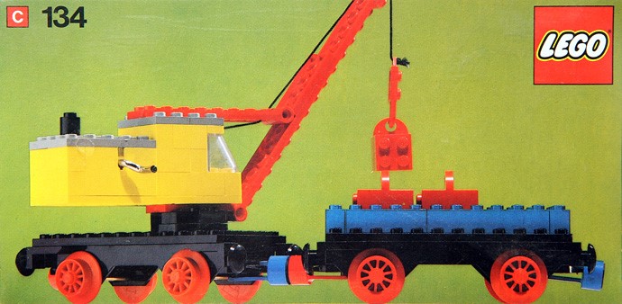Lego Mobile Crane and Wagon