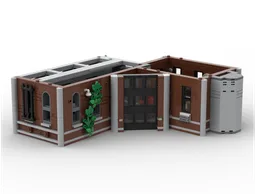 Arkham Asylum Lower Floor - Compatible with Set 76300