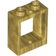 Window 1 x 2 x 2 Flat Front / Pearl Gold