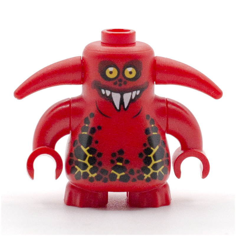Lego Scurrier with Large Yellow Eyes and Two Long Front Teeth