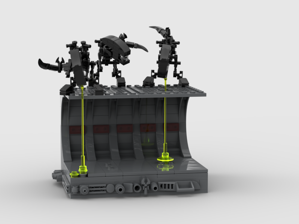 Lego Aliens Shelf Diorama MOC