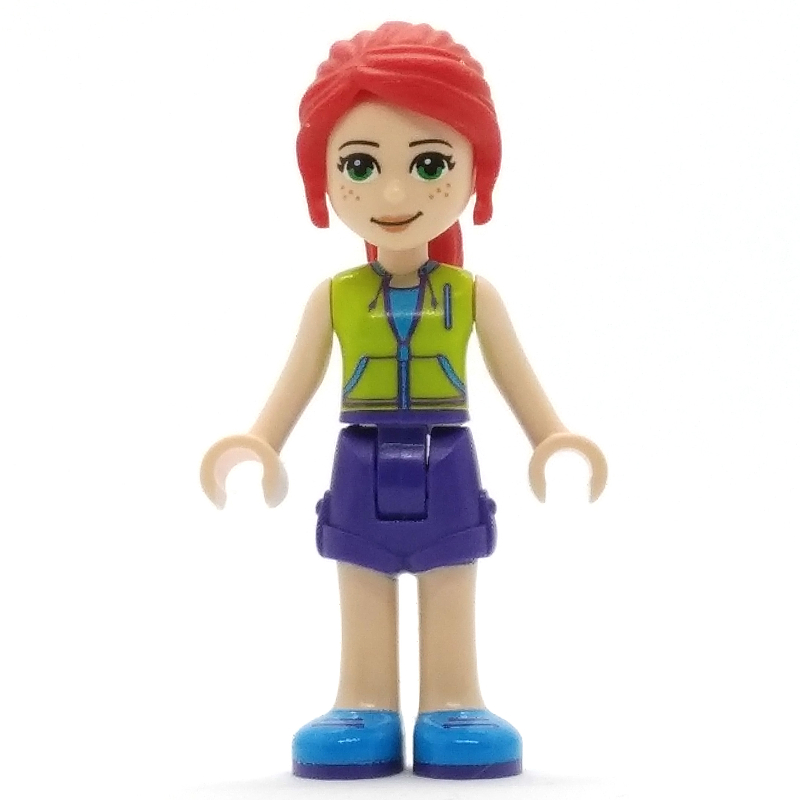 Lego Mia - Lime Top, Dark Purple Skirt