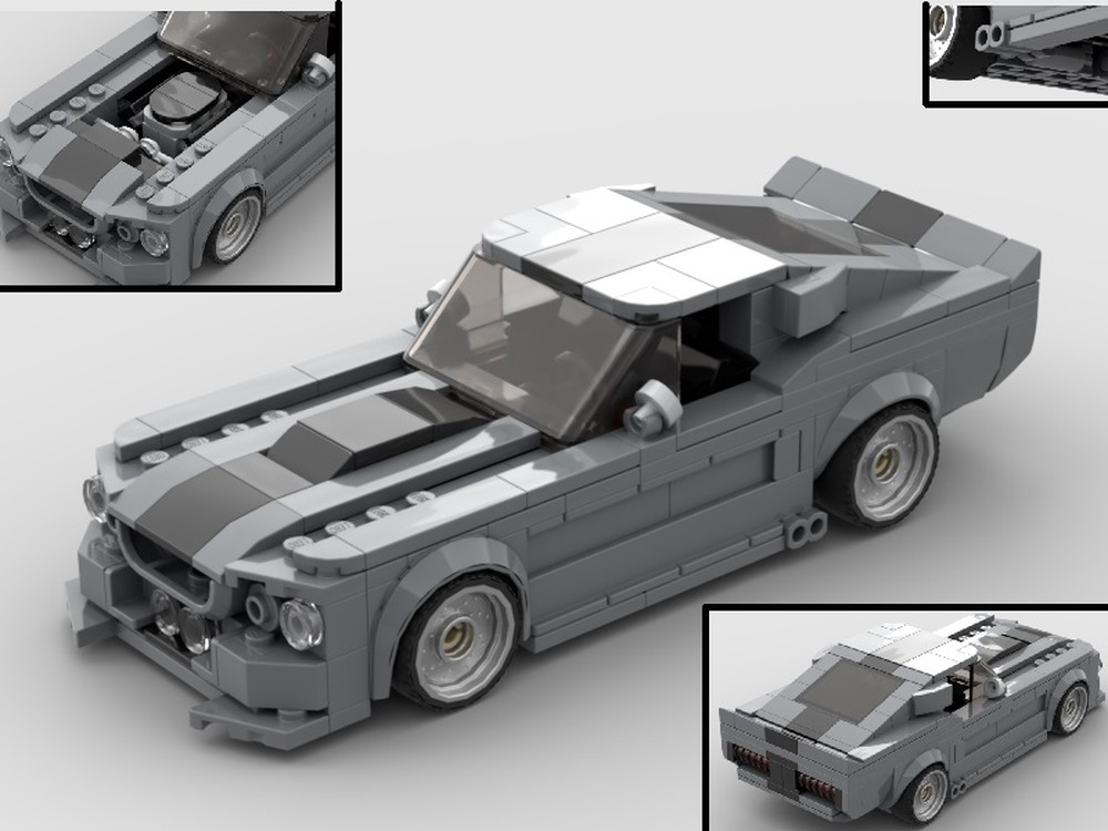 Lego Ford Mustang GT500 Eleanor V2