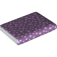 Duplo Blanket 5 x 6 with White Stars Print