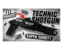 LEGO Technic super shorty shotgun (shell ejecting)