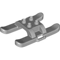Duplo Helicopter Skids 4 x 6 / Light Bluish Gray