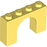 Brick Arch 1 x 4 x 2 / Bright Light Yellow
