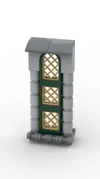 Simple Medieval Inspired Window Design