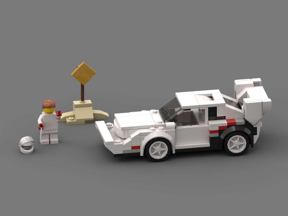 Lego Audi Sport Quattro S1 Pikes Peak - nkd, ready for stickers