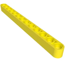 Technic Beam 1 x 13 Thick / Vibrant Yellow