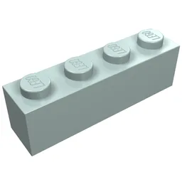 Brick 1 x 4 / Light Aqua