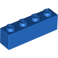 Brick 1 x 4 / Blue