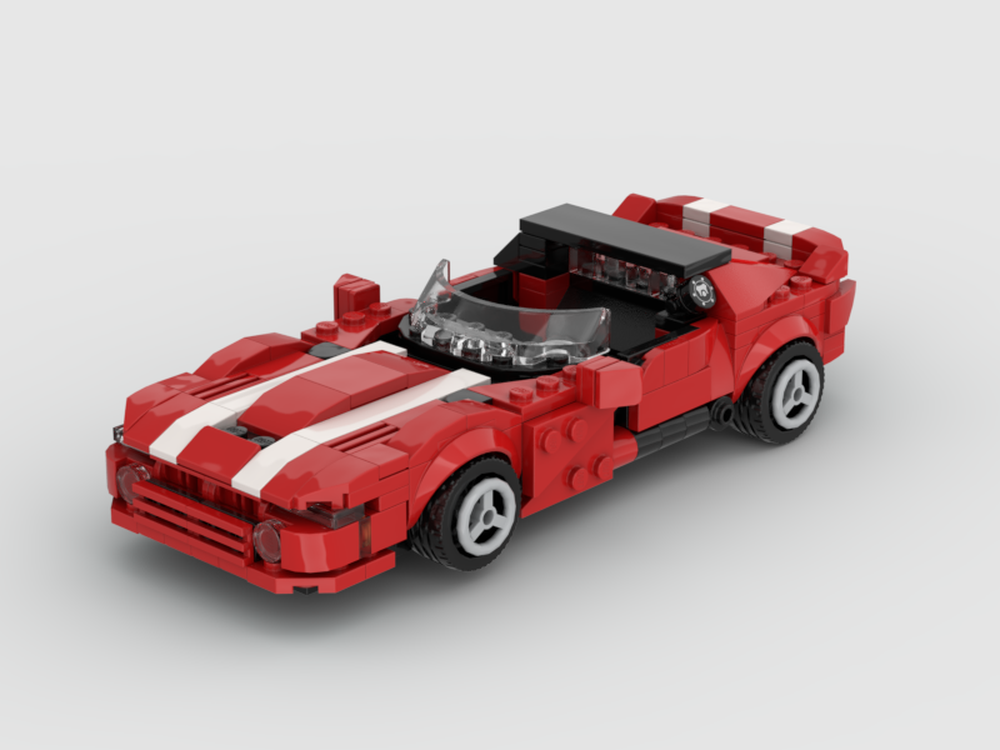 Lego 1995 Dodge Viper GTS - 8 Stud Wide