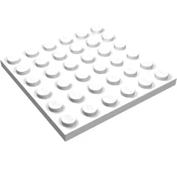 Plate 6 x 6 / White