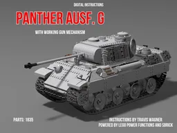 1/16 scale RC Panther tank with working gun mechanism