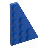 Wedge Plate 6 x 4 Right / Blue