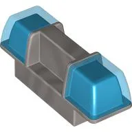 Duplo Siren / Flashing Light - Trans-Dark Blue / Pearl Light Gray