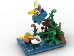 A bird and a duck