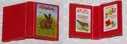Minifigure, Utensil Book 2 x 3 with Rabbit Outside and Birds and Flowers Inside Pattern (Stickers) - Set 3143