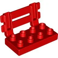 Duplo Fence/Bench 2 x 4 / Red