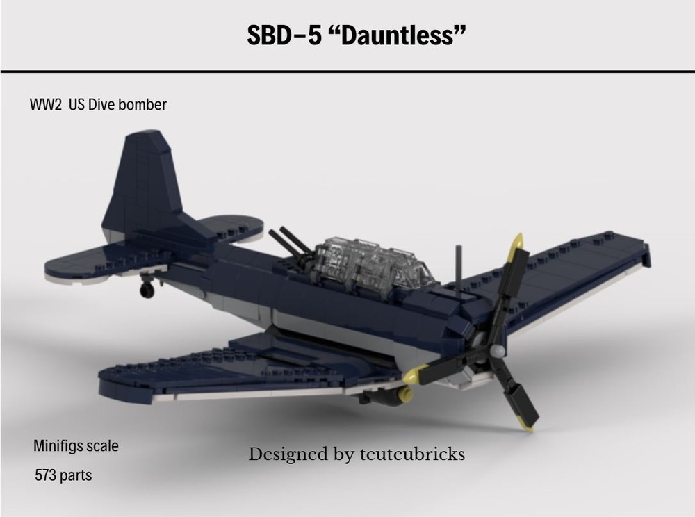 Lego WW2 SBD-5 Dauntless