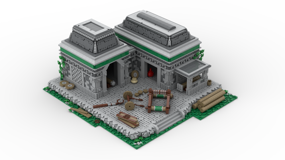 Lego Age of Empires - Siege Workshop (Native American)