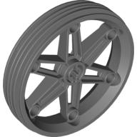 Lego Wheel 61.6 x 13.6 Motorcycle / Dark Bluish Gray