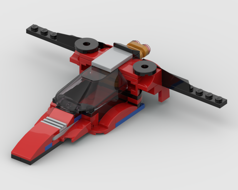 Lego 60448 Alternate Build Z-95 Headhunter (Starfighter)
