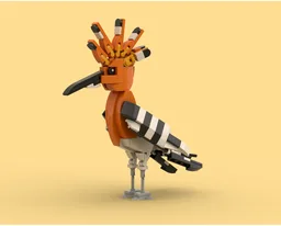 Hoopoe life size