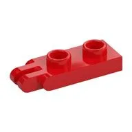 Hinge Plate 1 x 2 with 2 Fingers and Hollow Studs / Red