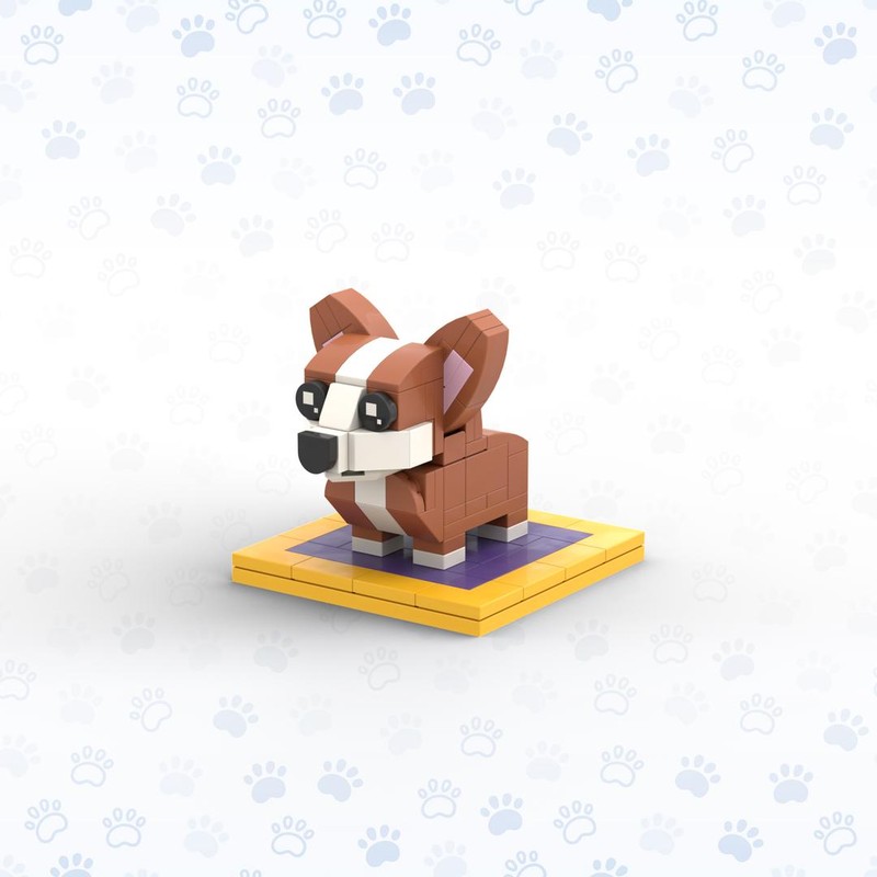 Lego Pembroke Welsh Corgi (DG001)