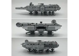 Mini-Scale Millennium-Falcon with Display Stand
