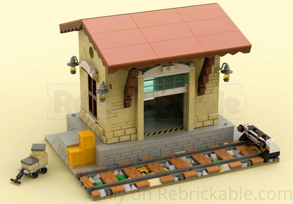 Lego Railway Warehouse