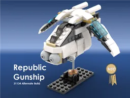 Republic Gunship, Unofficial Fan Design and 31134 Alternate Build