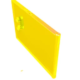 Cupboard 2 x 3 x 2 Door / Trans-Neon Green