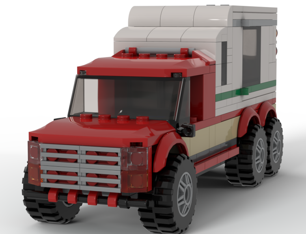 Lego 6x6 truck camper