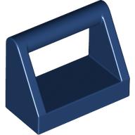 Lego Tile Special 1 x 2 with Handle / Dark Blue