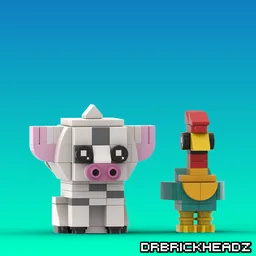 Pua + Hei Hei (Moana) Brickheadz