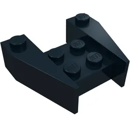 Brick Wedged 3 x 4 [No Stud Notches] / Black