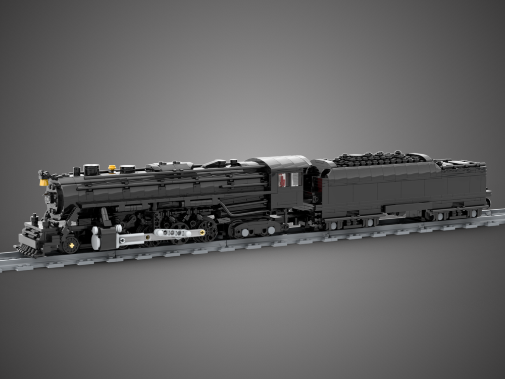 Lego American steam locomotive (4-6-4)