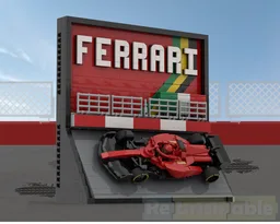 F1 Team Wall Display
