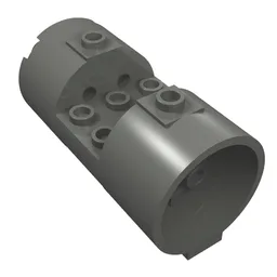 Cylinder 3 x 6 x 2 2/3 Horizontal Hollow Studs / Dark Bluish Gray