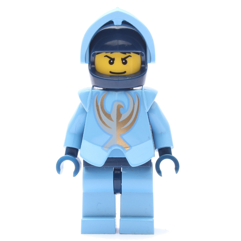 Lego Jayko with Plain Medium Blue Torso, Gold Pattern Armor, and Dark Blue Hips