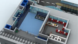 Large modern train station