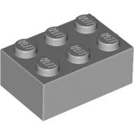 Brick 2 x 3 / Light Bluish Gray