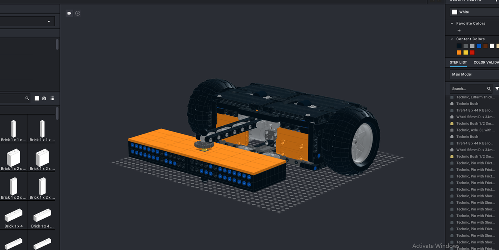 Lego Battlebots inspired spinner robot