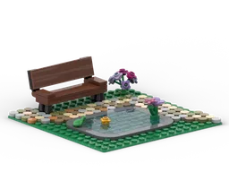 Modular park bench