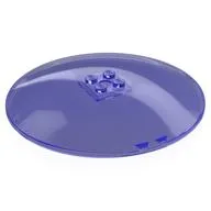 Dish 10 x 10 Inverted (Radar) with Solid Studs / Trans-Purple